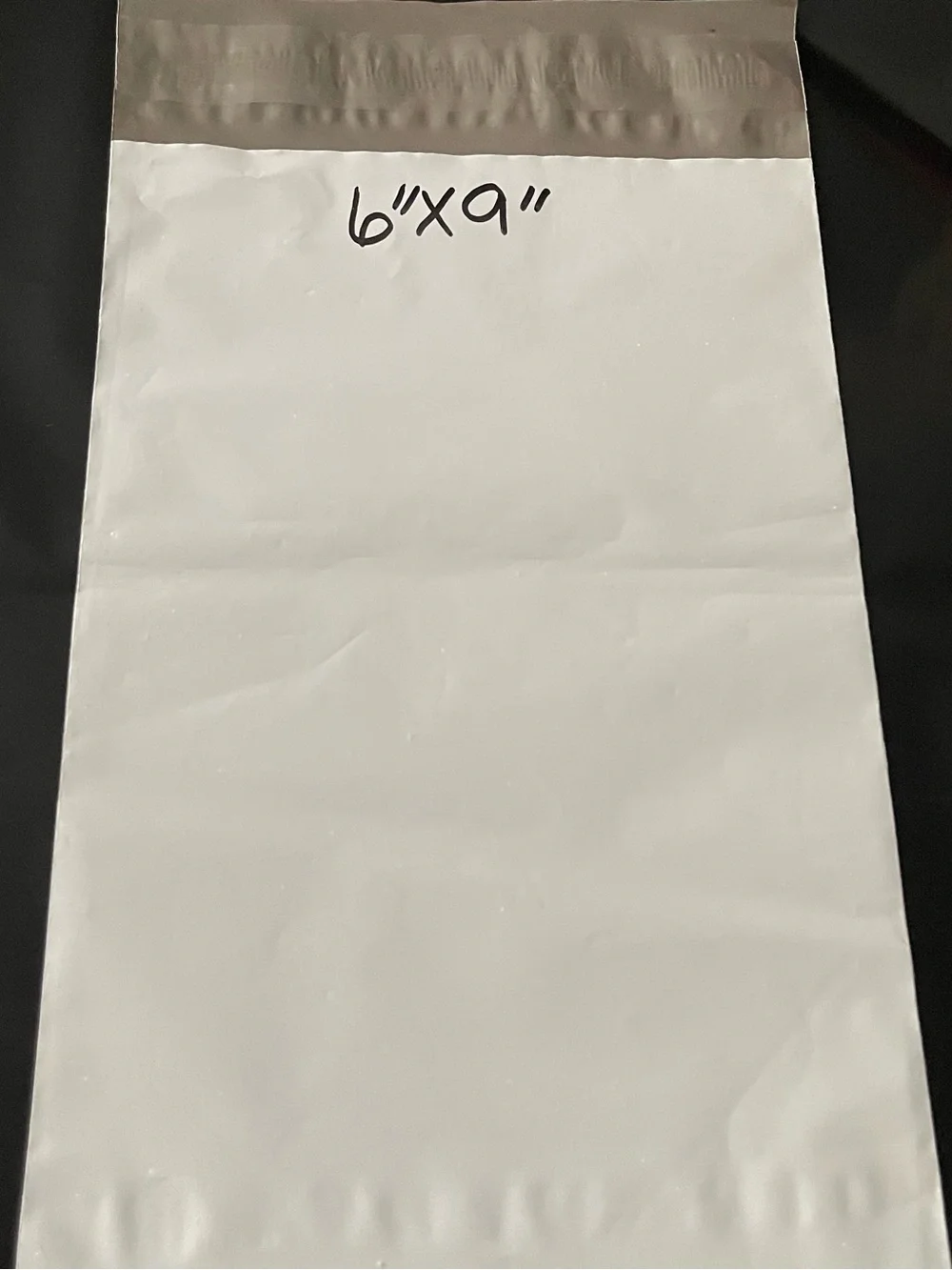 25 White Poly Mailer Bags and 50 Thank You Stickers